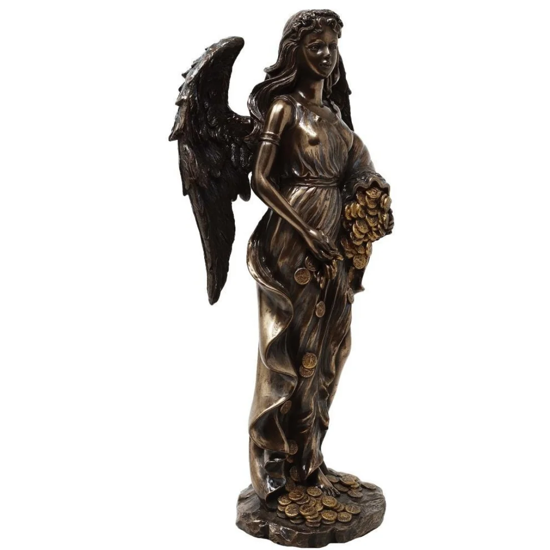Figurka Fortuna Bogini Szczęścia i Bogactwa 29cm Prezent – MC-9633 — zdjęcie 3