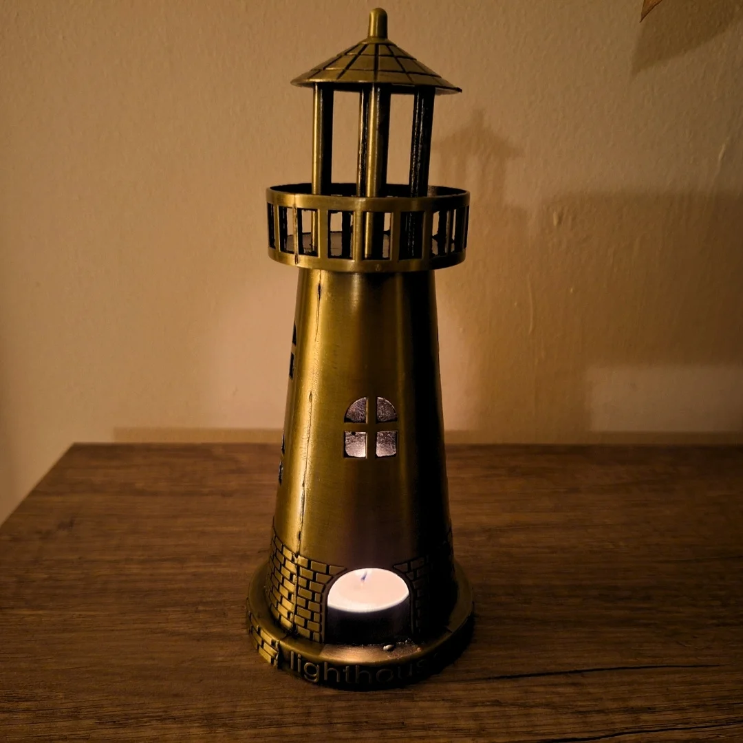 Figurka Latarnia Morska Świecznik na Tealight 18cm - LT — zdjęcie 3