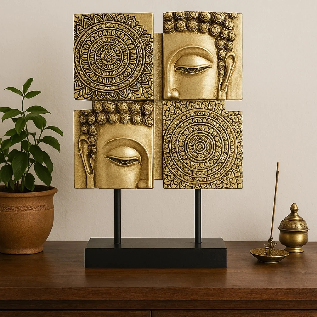 Figurka Mandala buddyjska - 4 elementy - 43715 — zdjęcie 2