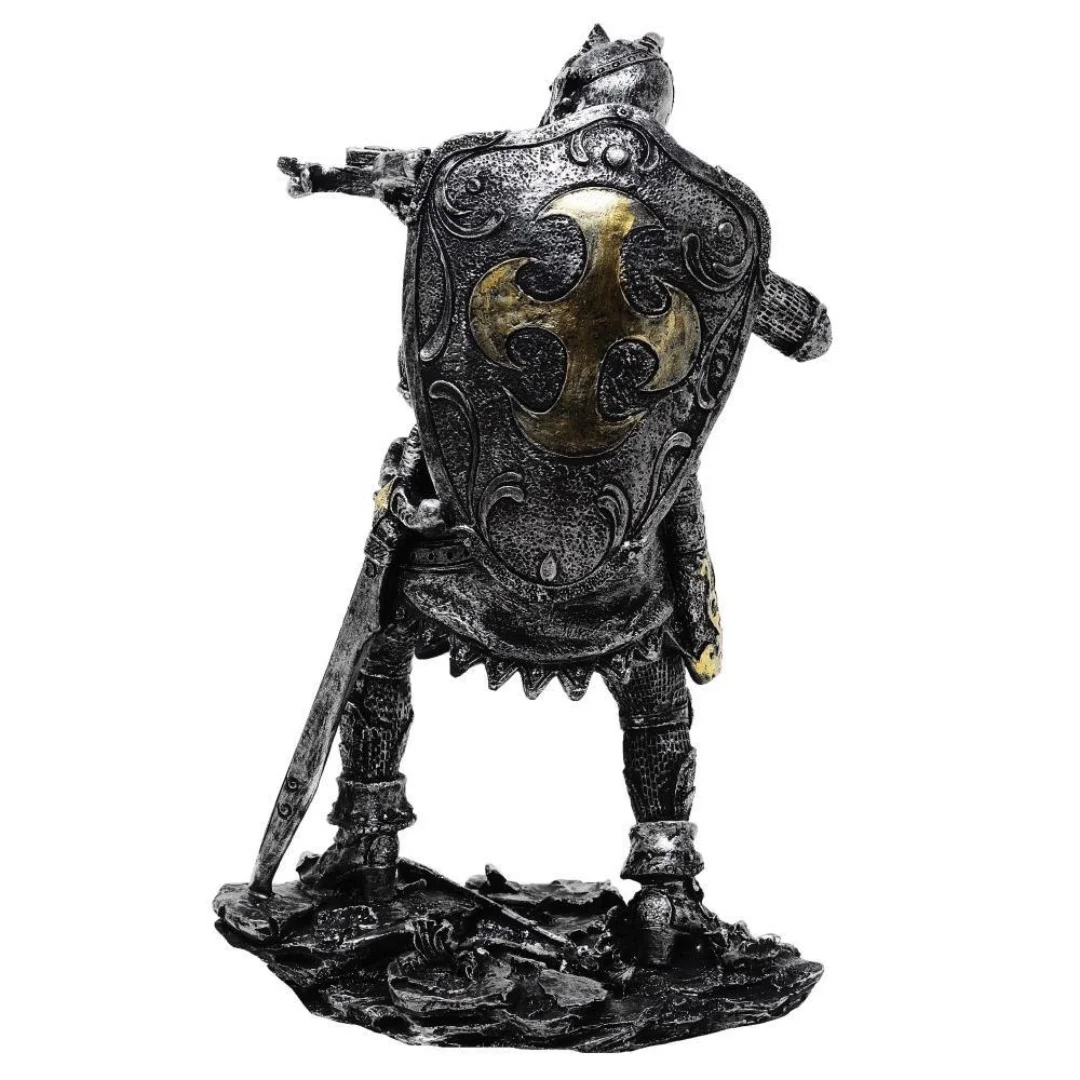 Figurka Średniowieczny Rycerz z Kuszą 20cm Kusznik - Prezent Retro - MC-23151 — zdjęcie 3