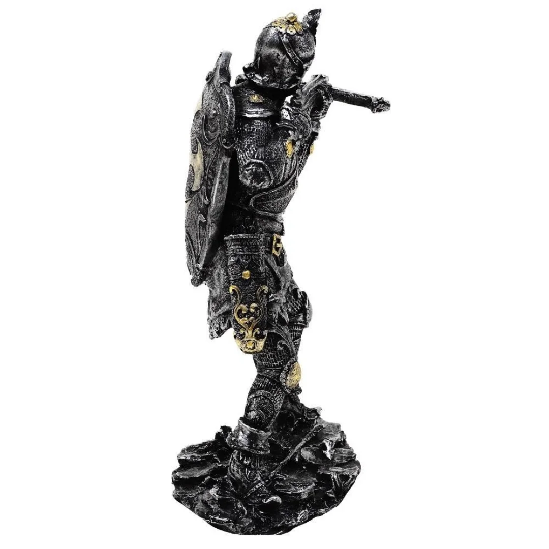 Figurka Średniowieczny Rycerz z Kuszą 20cm Kusznik - Prezent Retro - MC-23151 — zdjęcie 4