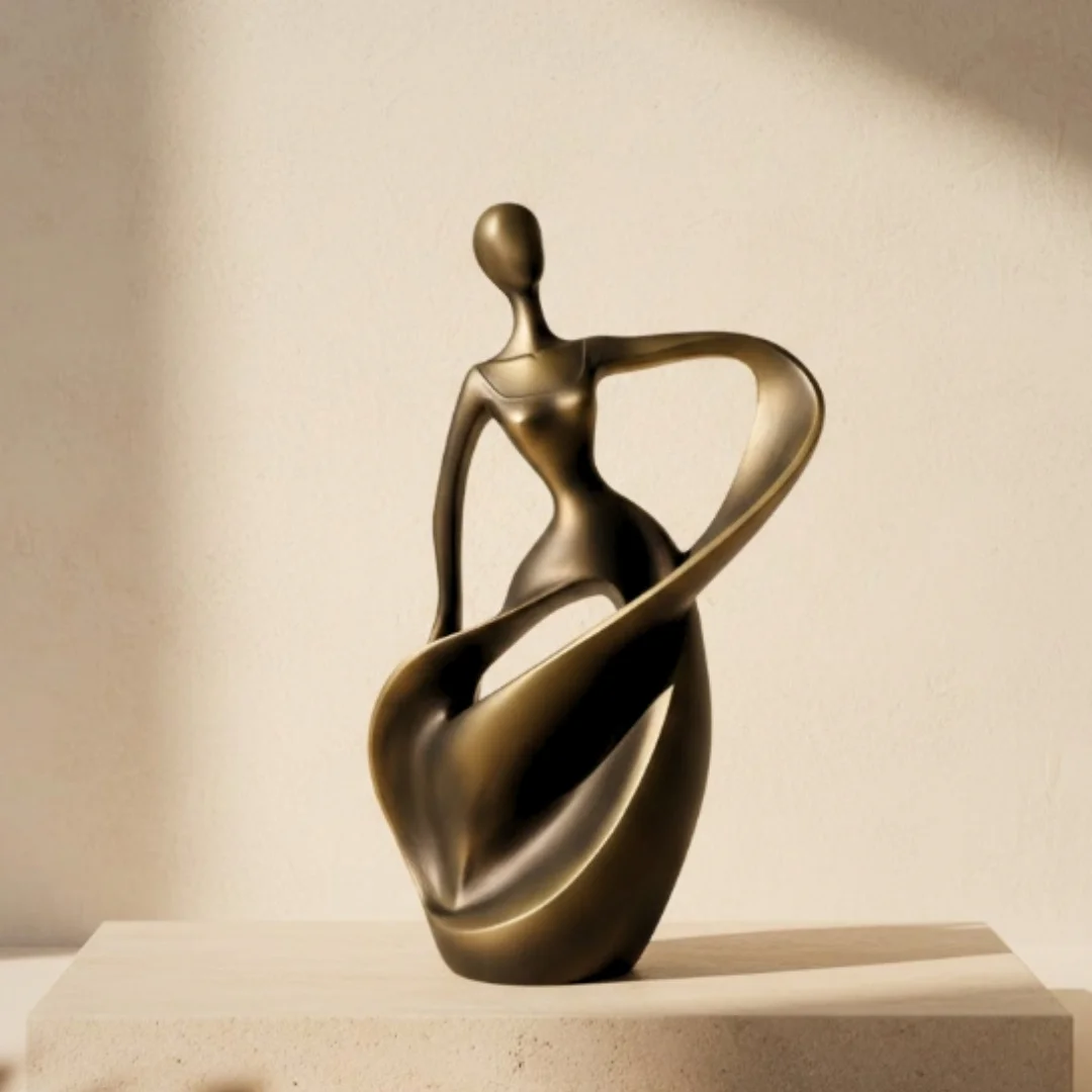 Figurka tancerka – Nowoczesna Dekoracja Abstrakcyjna 24cm - E44446 — zdjęcie 2