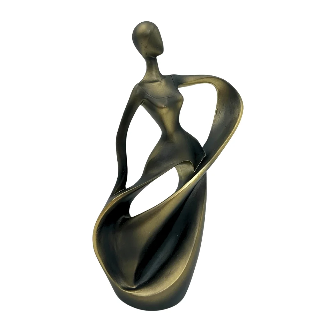 Figurka tancerka – Nowoczesna Dekoracja Abstrakcyjna 24cm - E44446 — zdjęcie 3