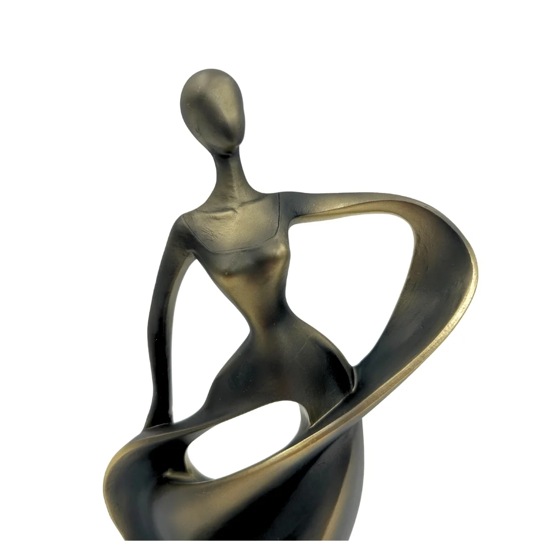 Figurka tancerka – Nowoczesna Dekoracja Abstrakcyjna 24cm - E44446 — zdjęcie 6