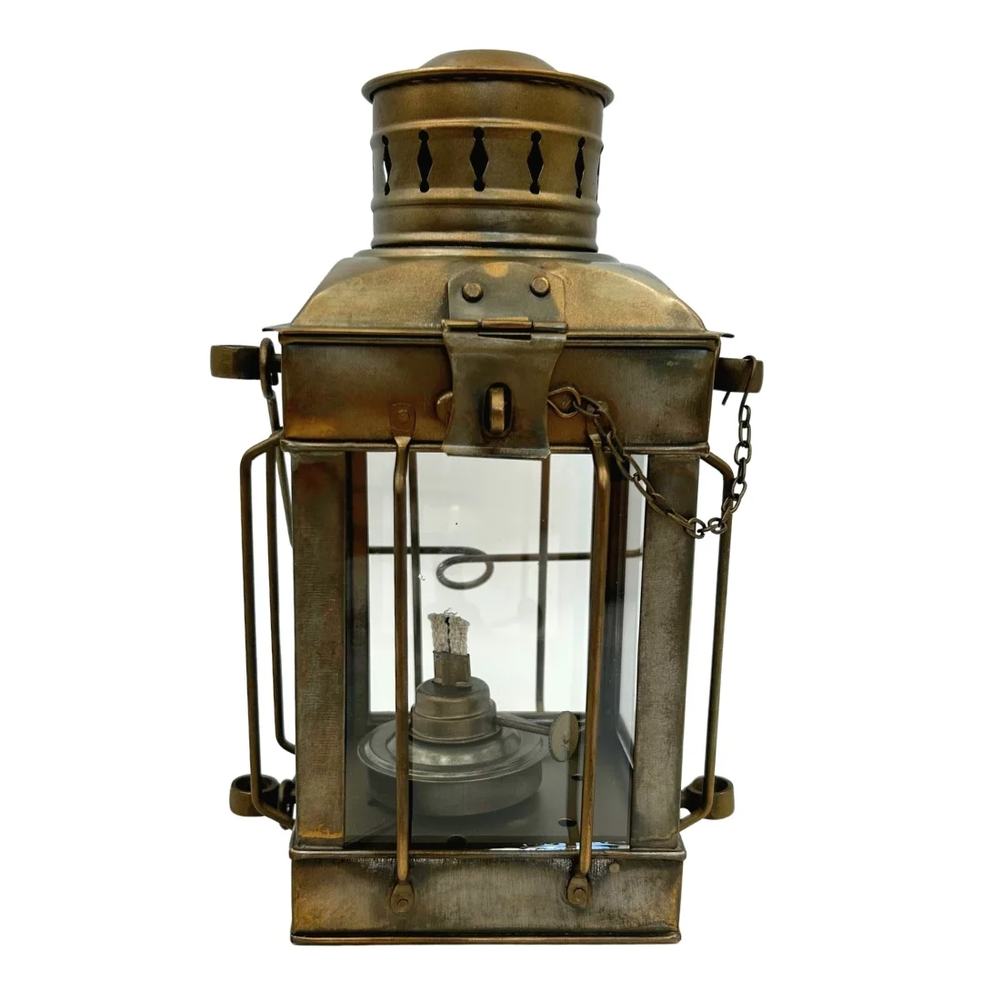 Lampa Naftowa Retro Stalowa - LT608 — zdjęcie 4