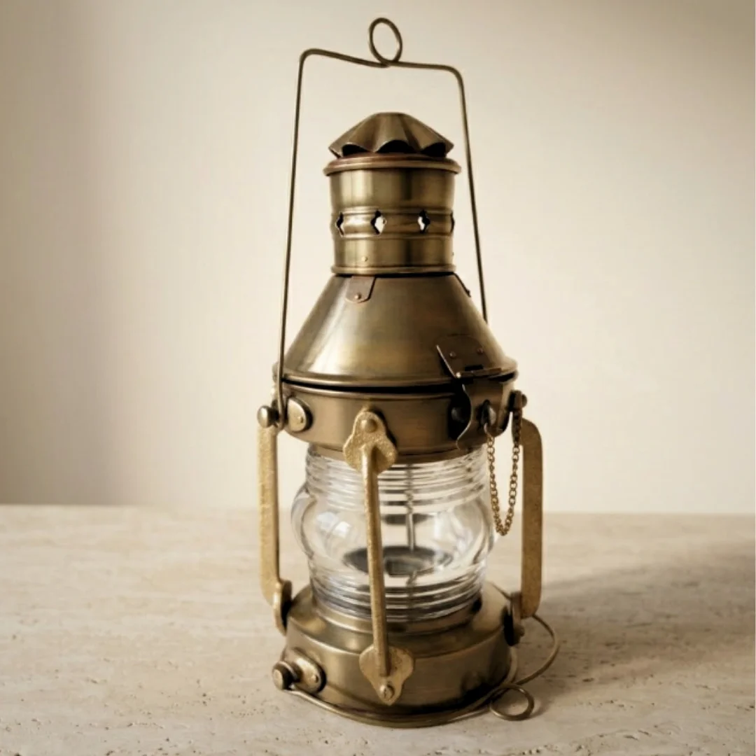Lampa Żeglarska Metalowa Retro 34cm – SL9 — zdjęcie 2