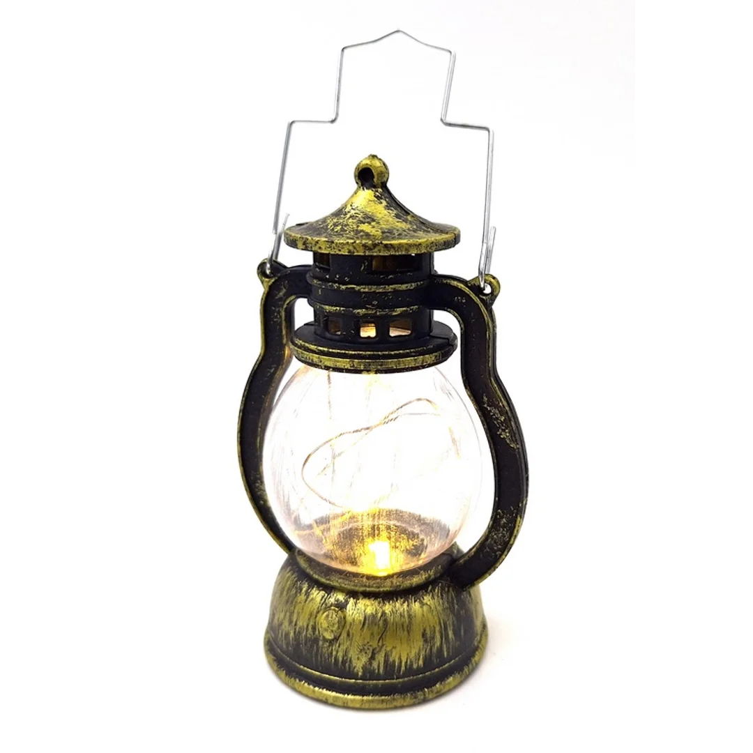 Lampka nocna LED - lampa naftowa - P101 — zdjęcie 3