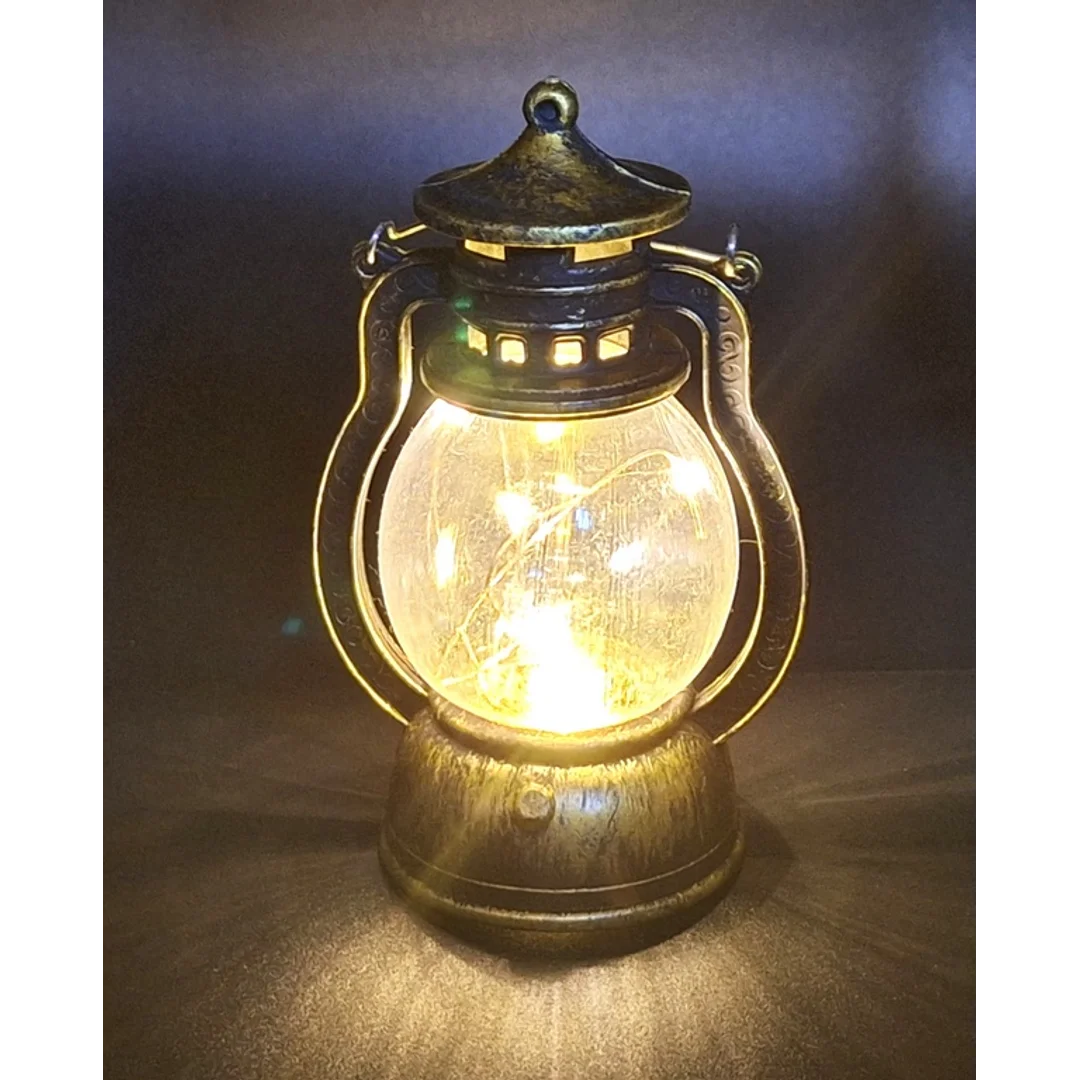Lampka nocna LED - lampa naftowa - P101 — zdjęcie 5