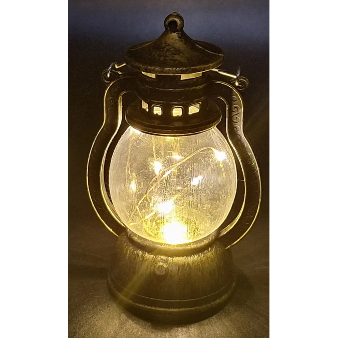 Lampka nocna LED - lampa naftowa - P101 — zdjęcie 6
