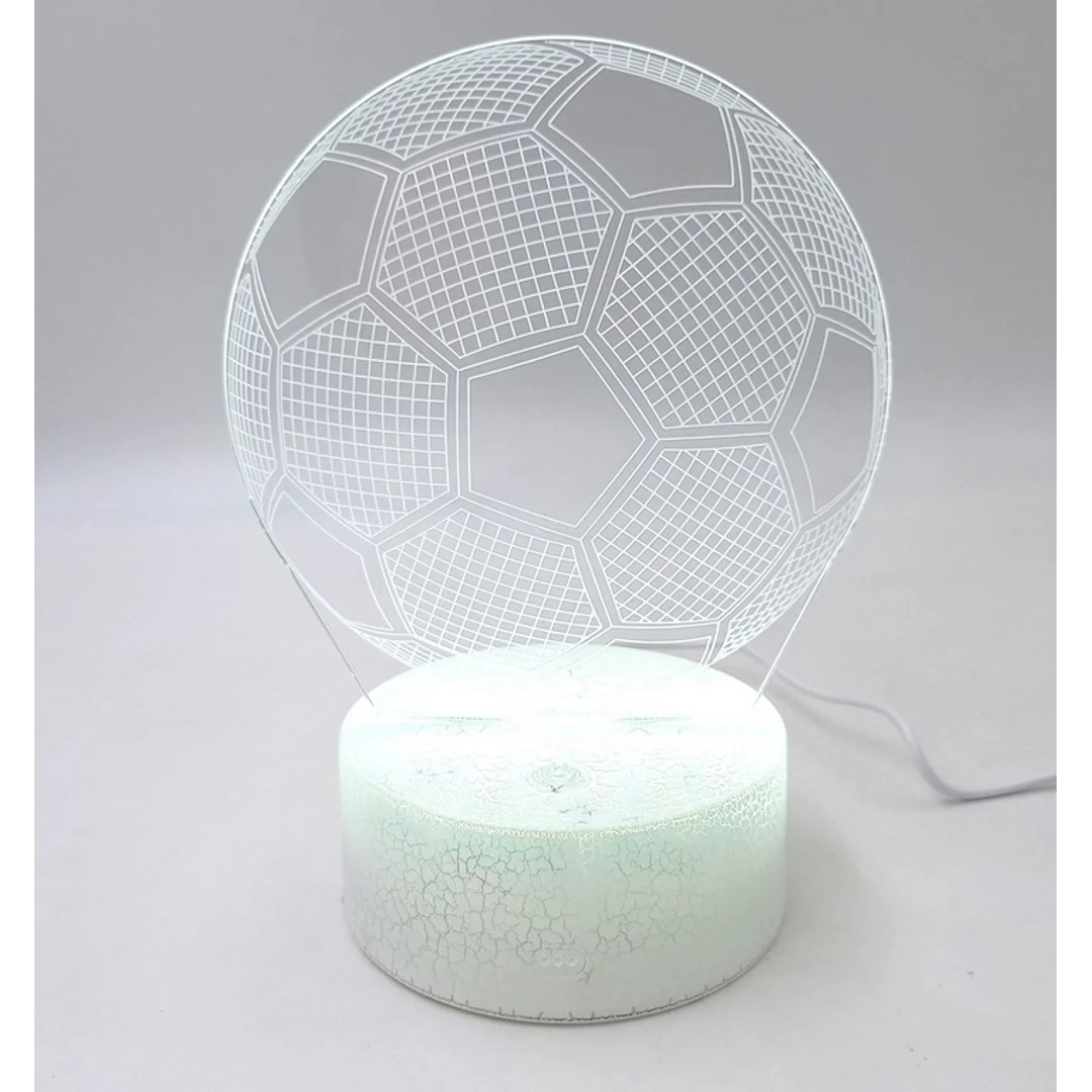 Lampka nocna Piłka - Prezent dla Piłkarza Gadżet - 3 kolory - P107 — zdjęcie 7