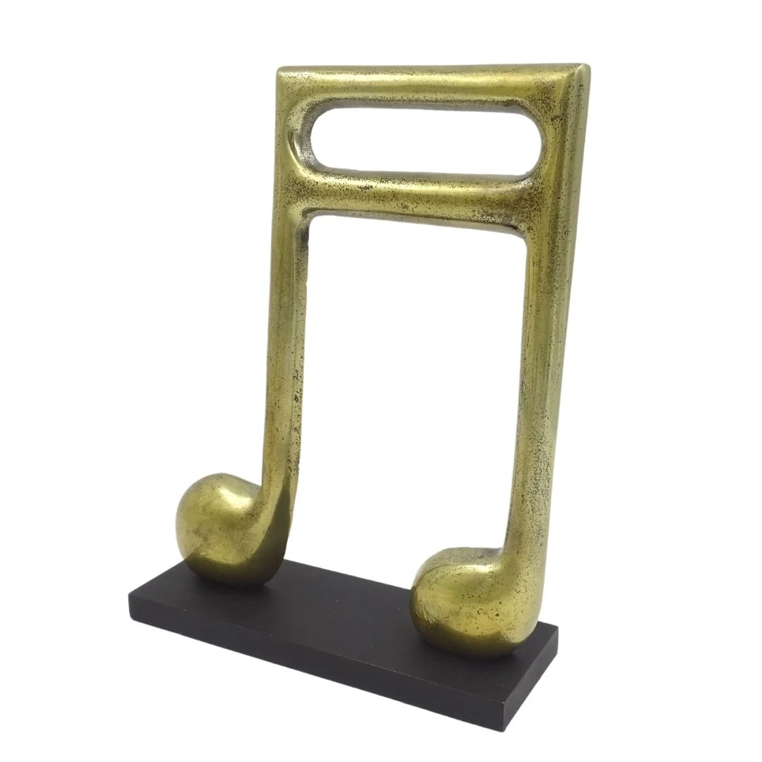 Statuetka Nuta Szesnastka Złota – Prezent dla Muzyka – MUS-22 — zdjęcie 2