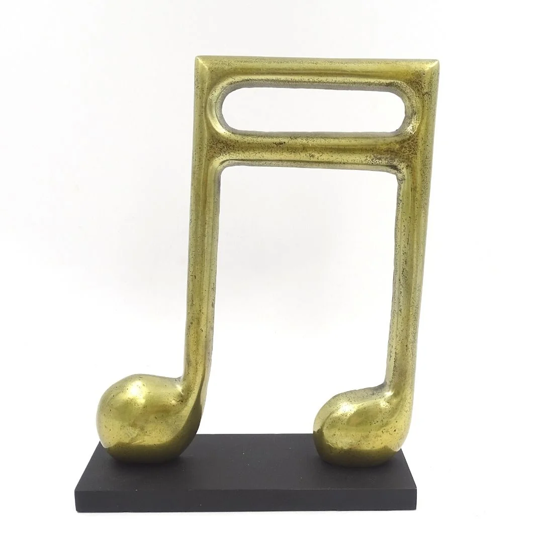Statuetka Nuta Szesnastka Złota – Prezent dla Muzyka – MUS-22 — zdjęcie 3