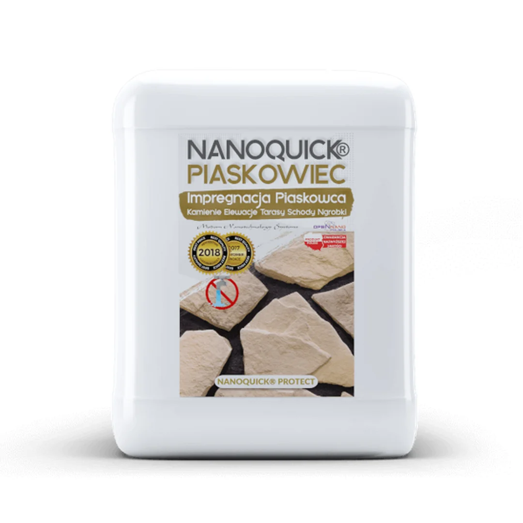 Impregnat Profesjonalny do Elewacja Taras Schody Ogród NANOQUICK Piaskowiec