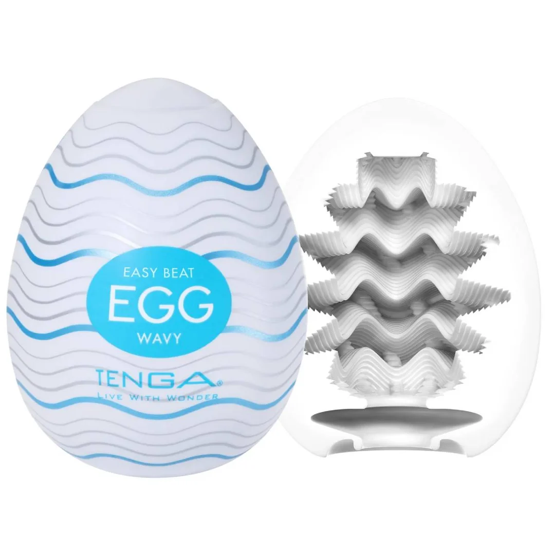 Masturbator jednorazowy Egg Wavy Tenga