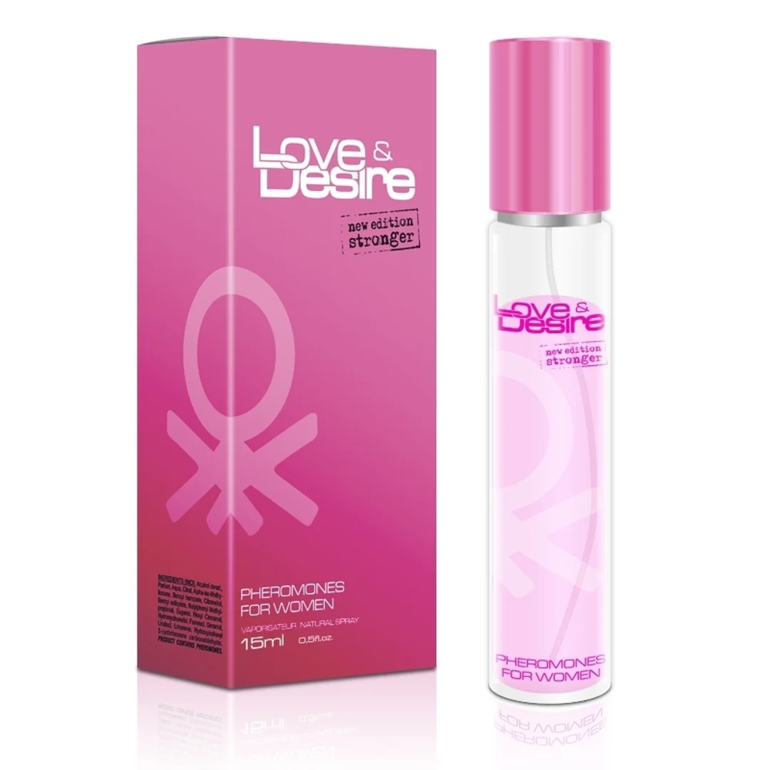 Perfumy Z Feromonami Damskimi Love&Desire Pheromones For Women 15Ml SHS