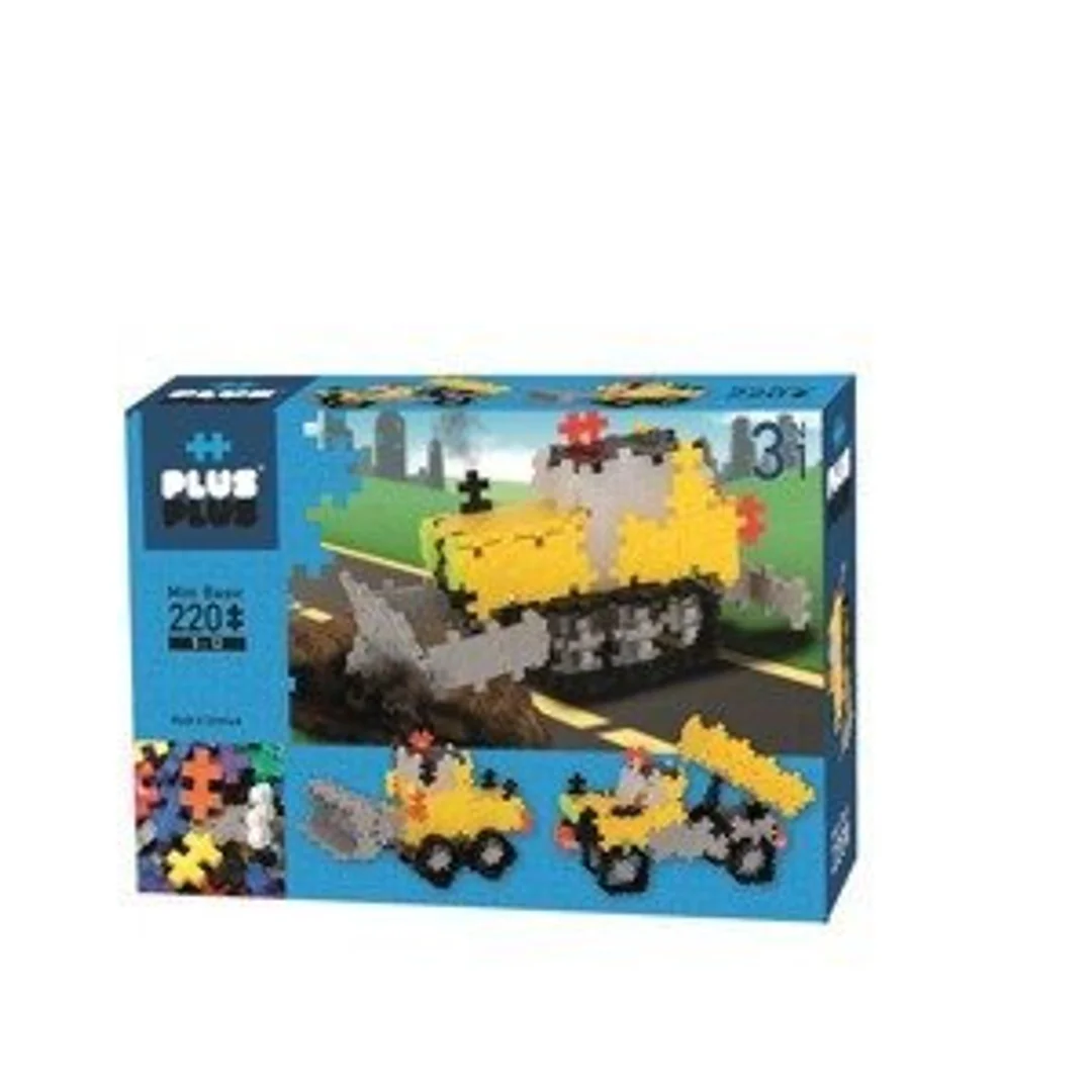 Plus-Plus, Mini Basic - 220 szt. 3w1 Pojazdy budowlane