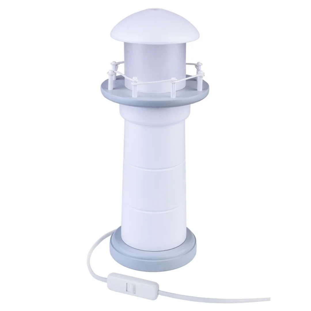 Lampa nocna Latarnia szara