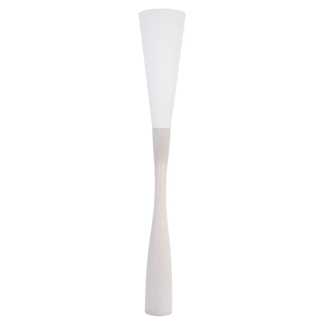 Lampa podłogowa CHINKA - biała - biały
