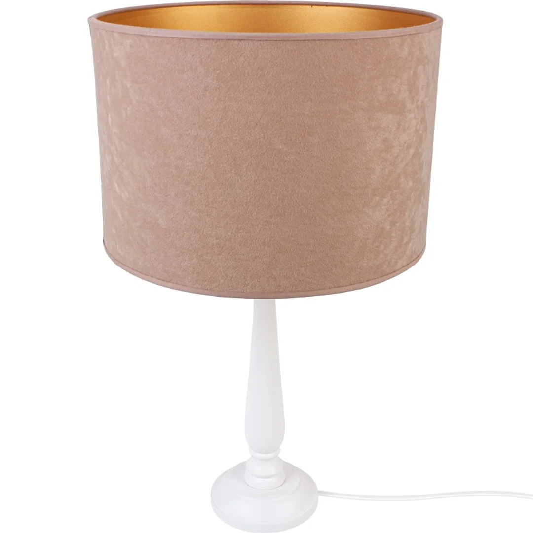 Lampa stołowa Berta abażur beż