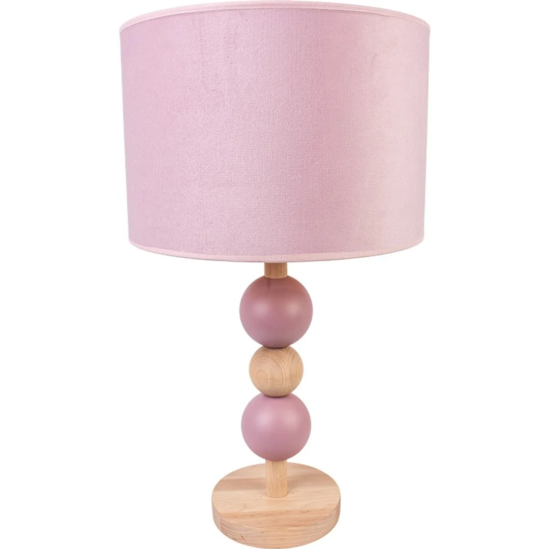 Lampa stołowa Bolla pudrowy róż