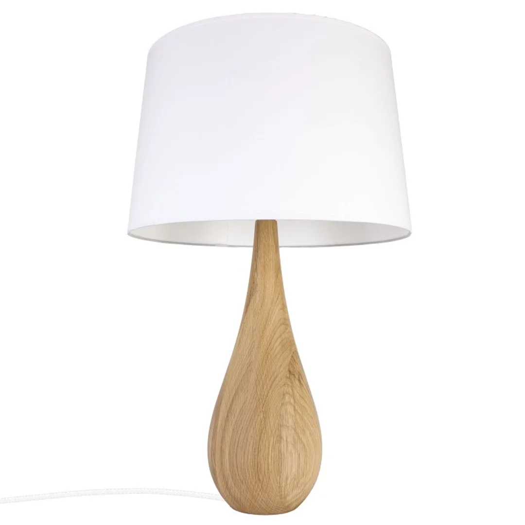 Lampa stołowa komodowa VASE - dąb