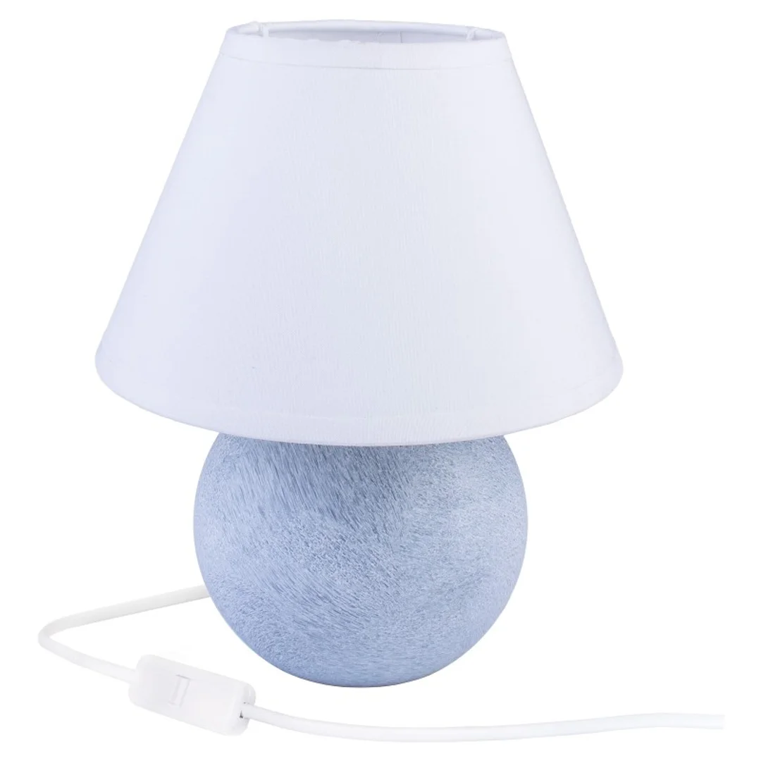 Lampa stołowa Kula szary marmur