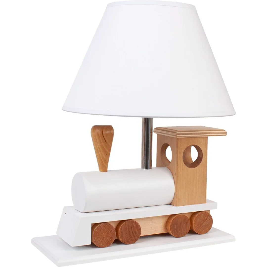 Lampa stołowa Lokomotywa biała