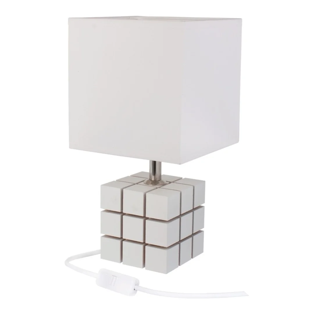 Lampa stołowa Rubi biały