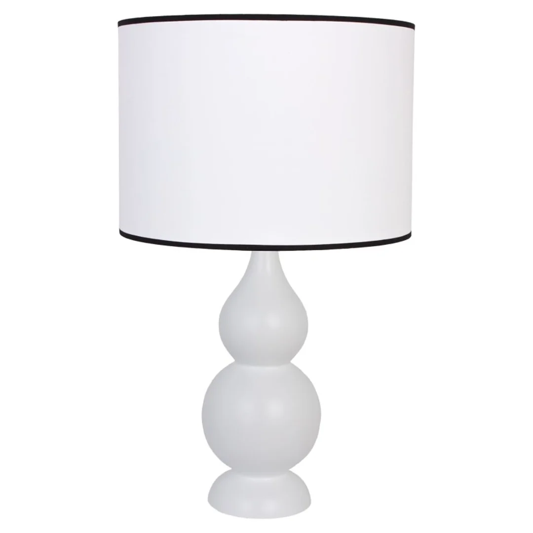Lampa stołowa Shisha - biała
