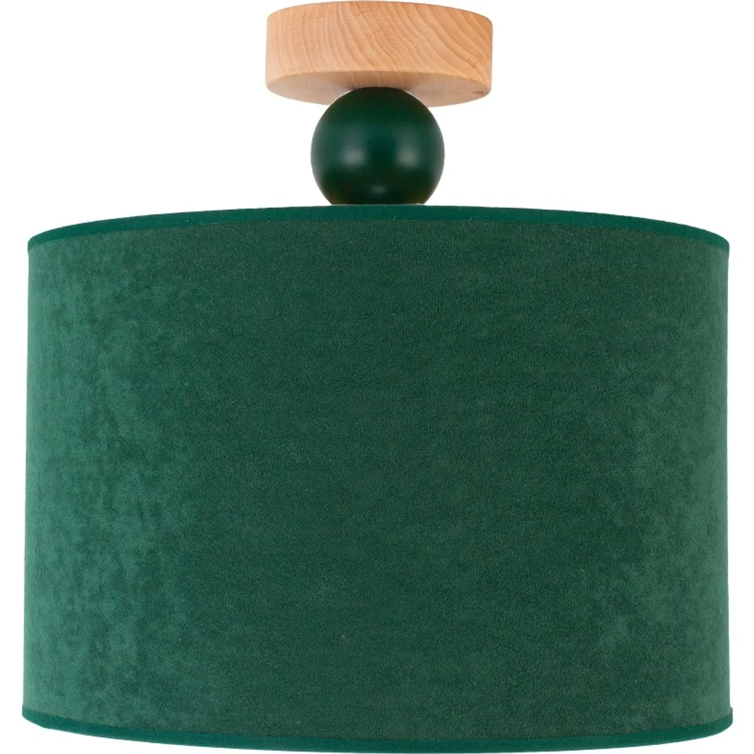 Lampa sufitowa Bolla fi30 butelkowa zieleń