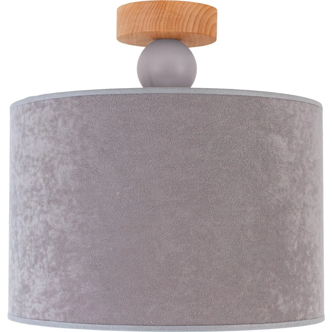 Lampa sufitowa Bolla fi30 szara