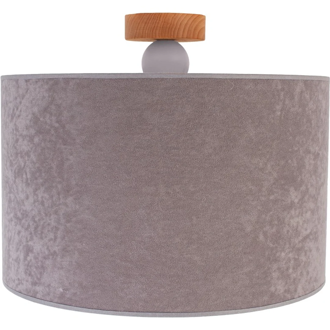 Lampa sufitowa Bolla fi40 szara