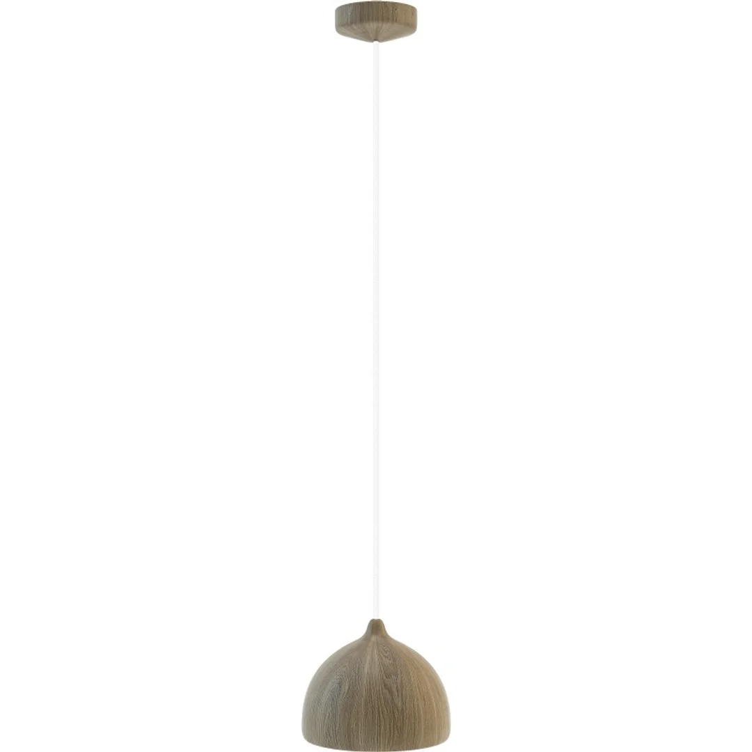 Lampa wisząca ACORN I dąb - biały przewód