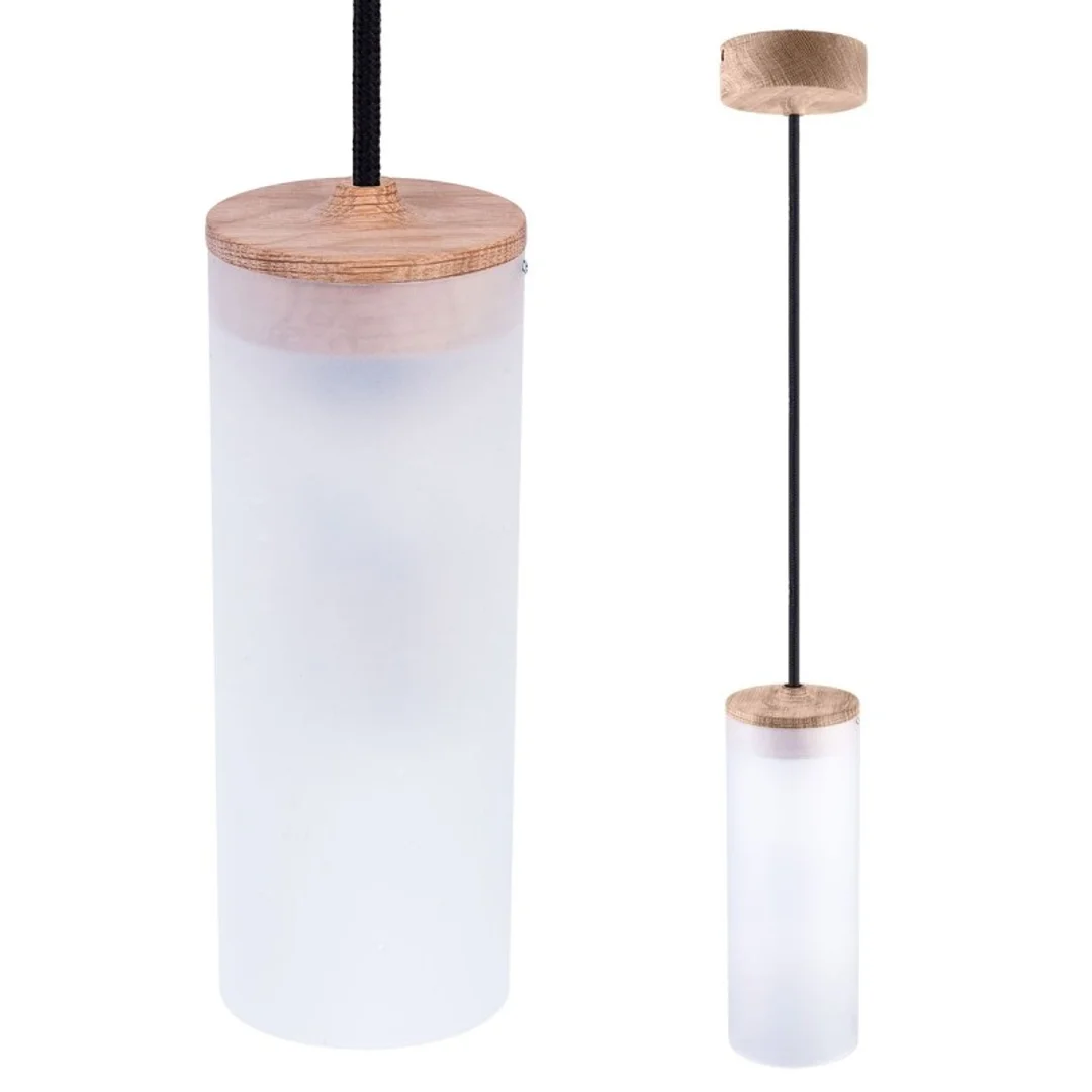 Lampa wisząca Barrel-1 - czarny
