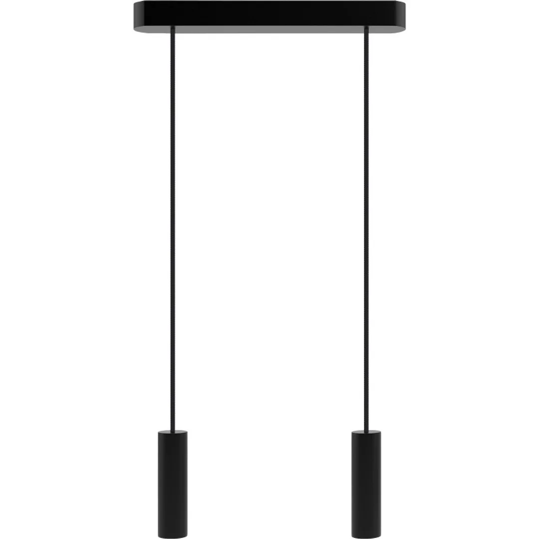 Lampa wisząca czarna Madera 2 pł