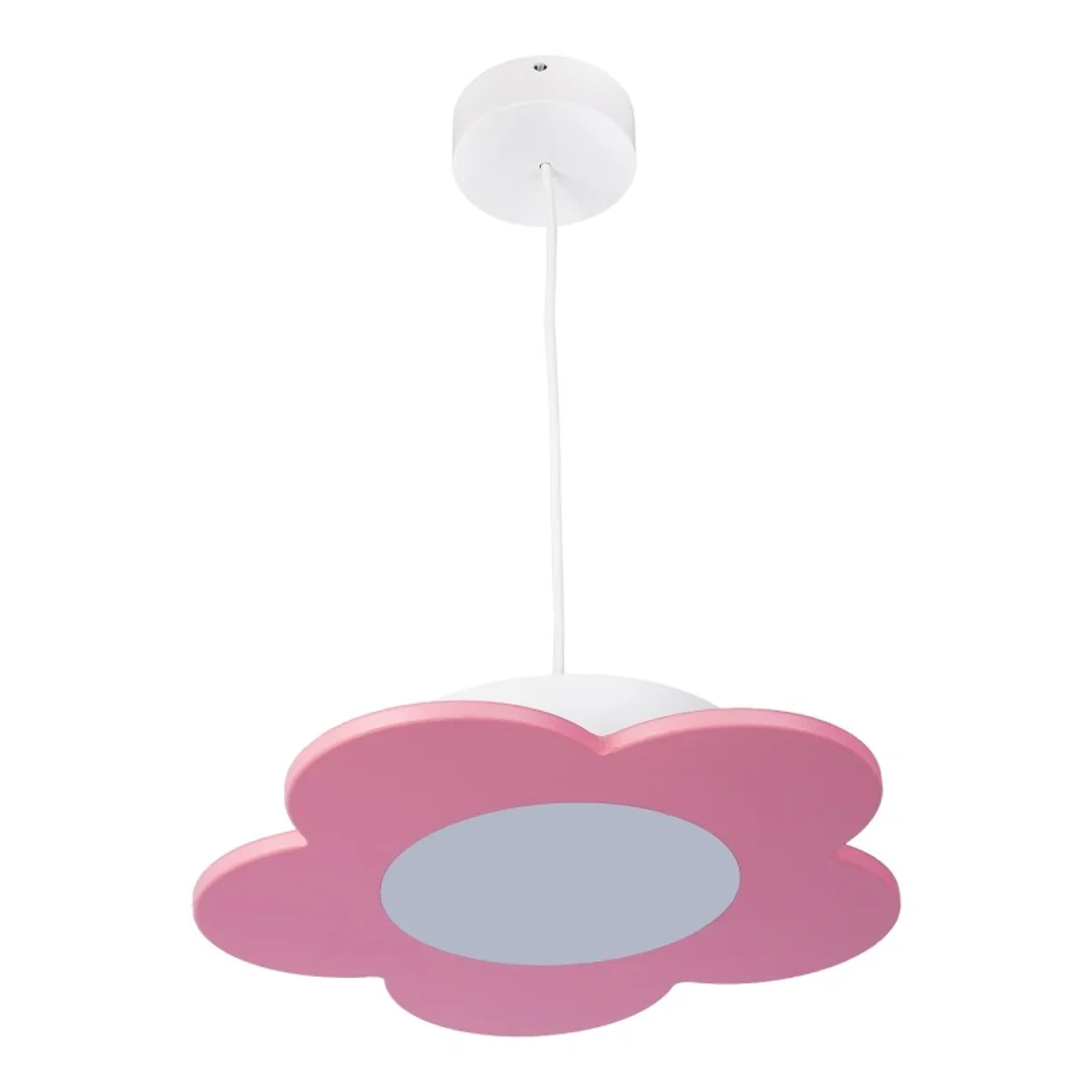 Lampa wisząca Fiore LED róż