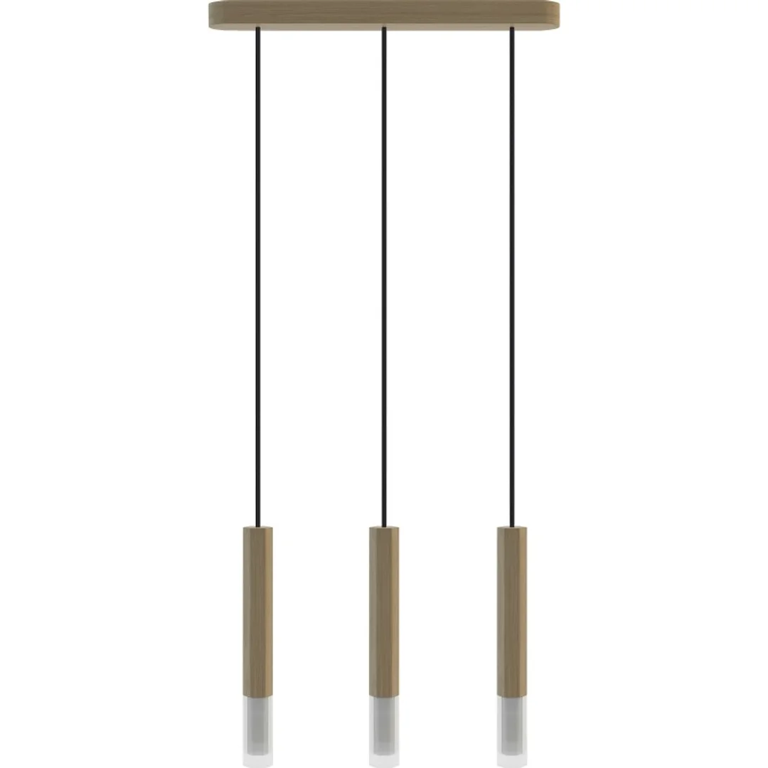 Lampa wisząca Madera2 Hexa 3pł klosz dąb