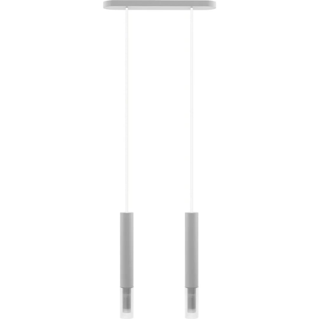 Lampa wisząca Madera2 klosz 2 pł biały