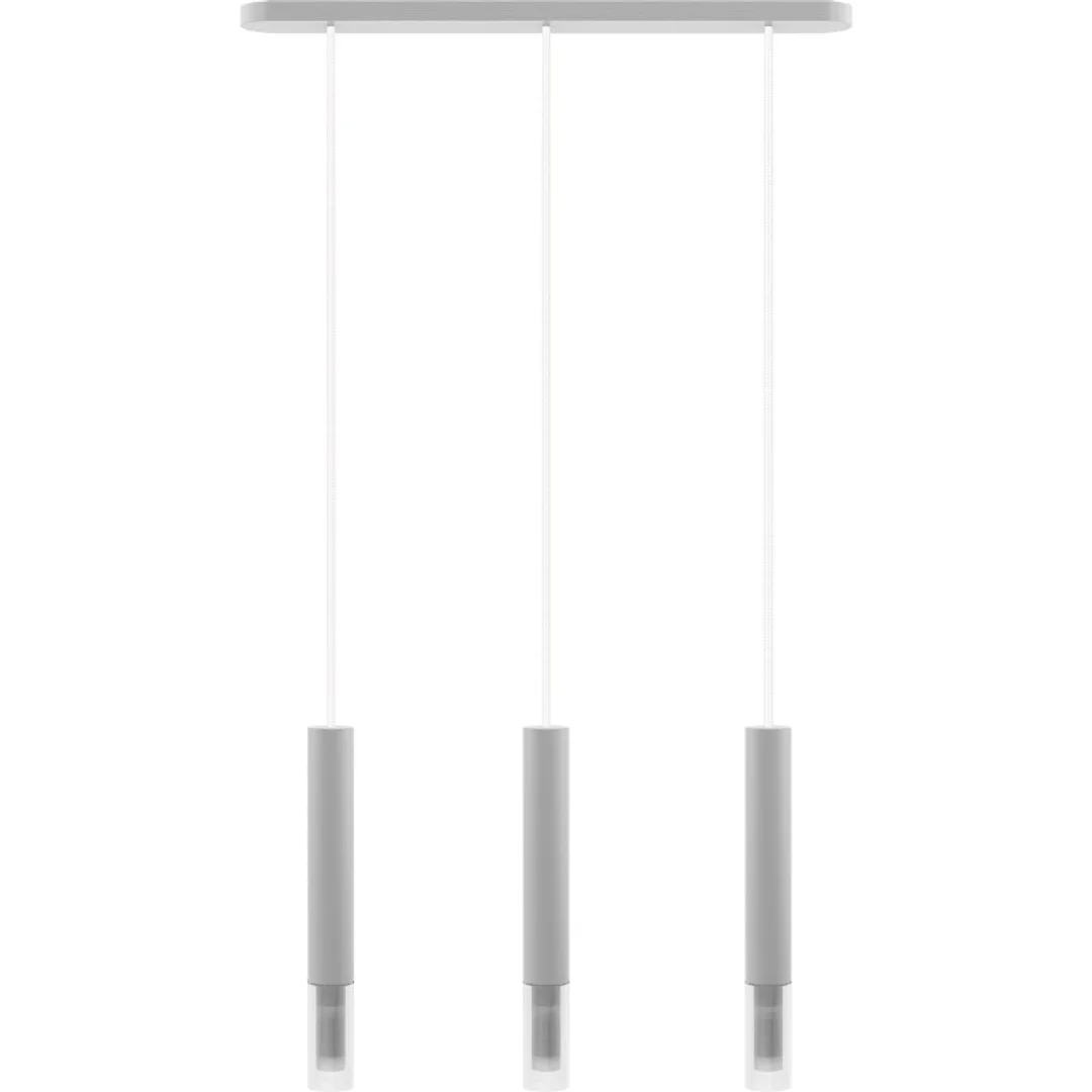 Lampa wisząca Madera2 klosz 3 pł biały