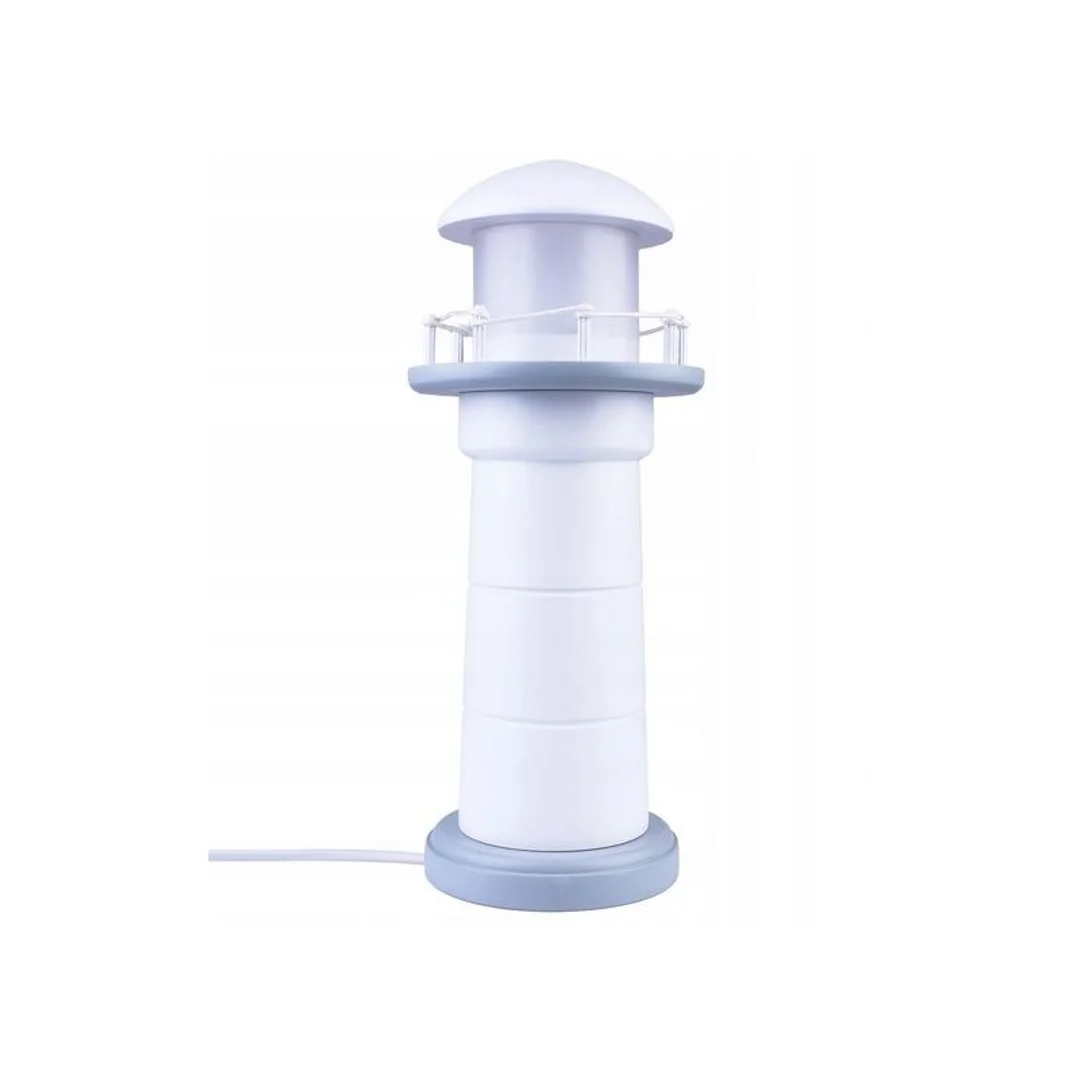 Lampa nocna Latarnia szara — zdjęcie 2