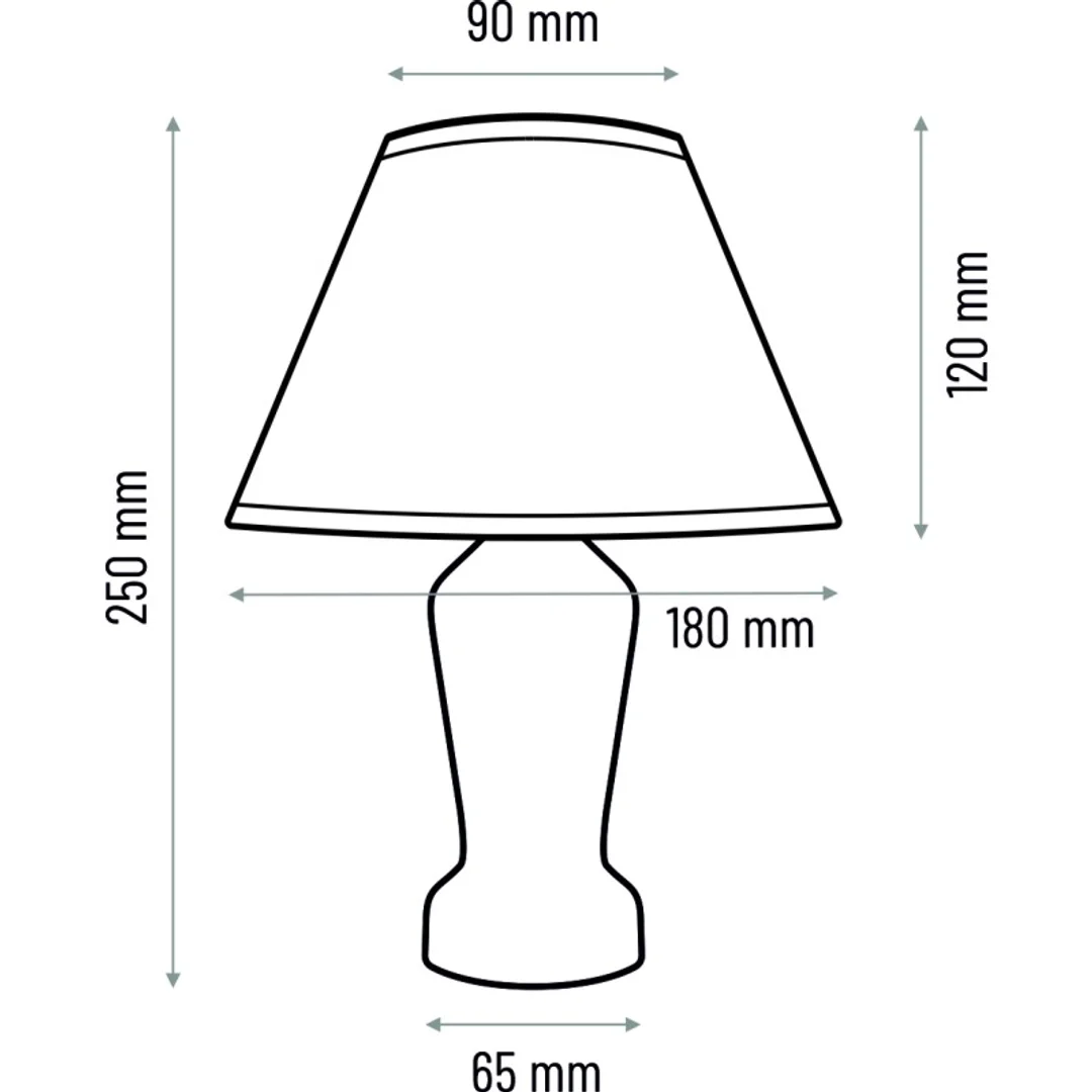 Lampa nocna Mona buk — zdjęcie 3