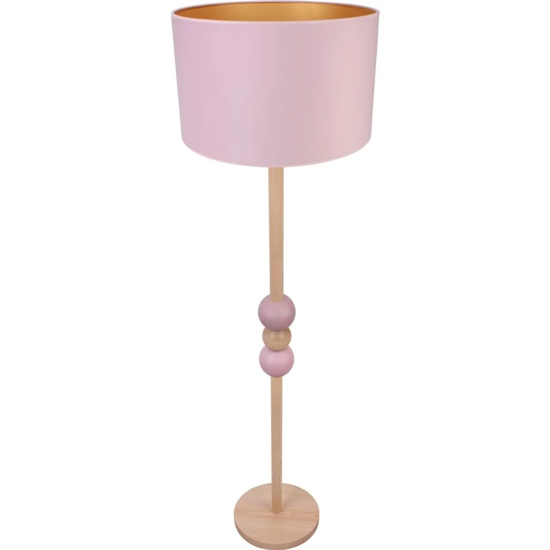 Lampa podłogowa Bolla pudrowy róż — zdjęcie 3