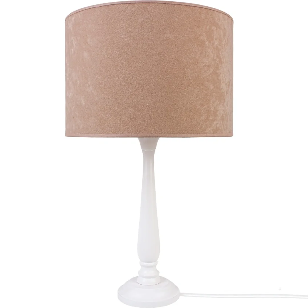 Lampa stołowa BERTA abażur beż — zdjęcie 3