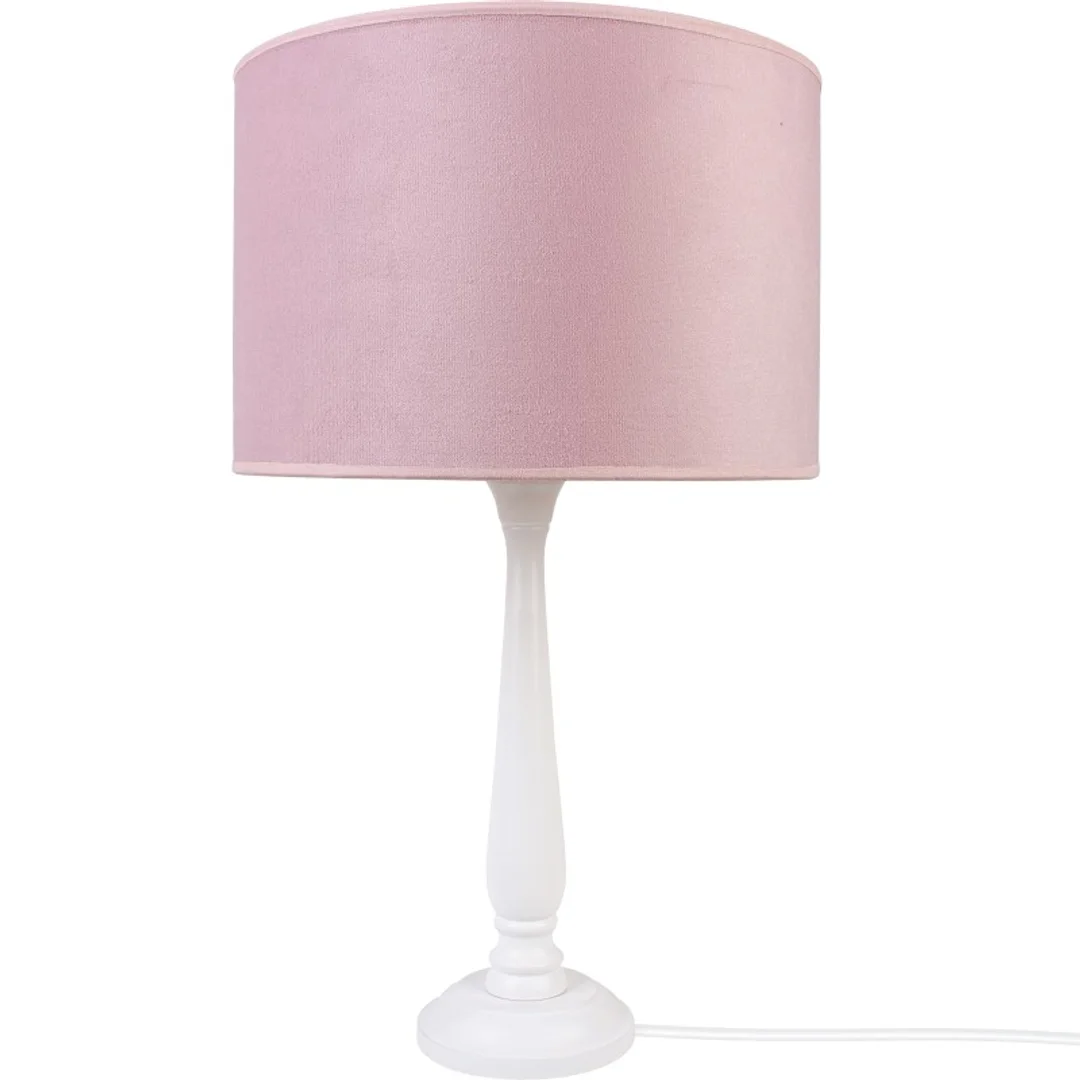Lampa stołowa BERTA pudrowy róż — zdjęcie 2