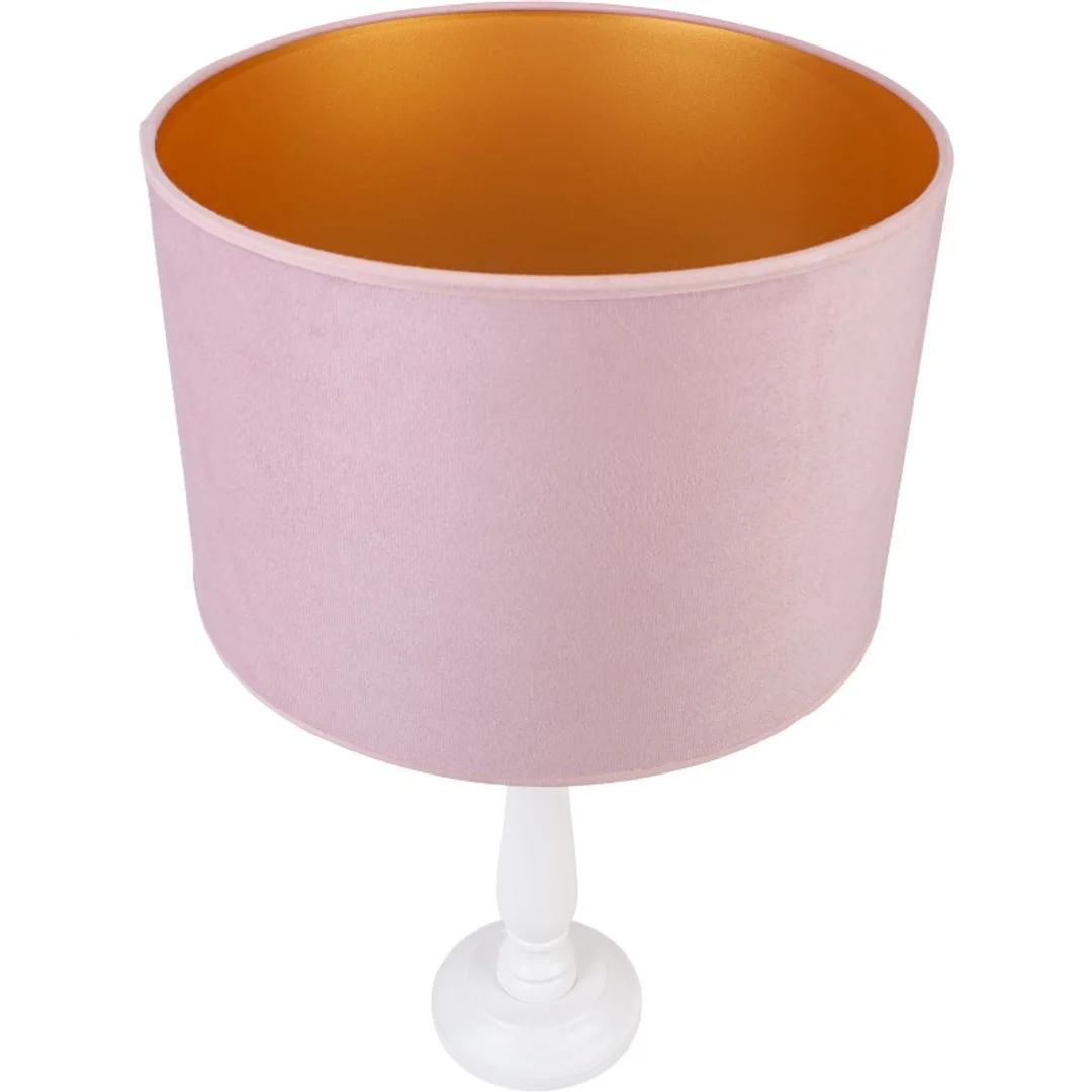 Lampa stołowa BERTA pudrowy róż — zdjęcie 3