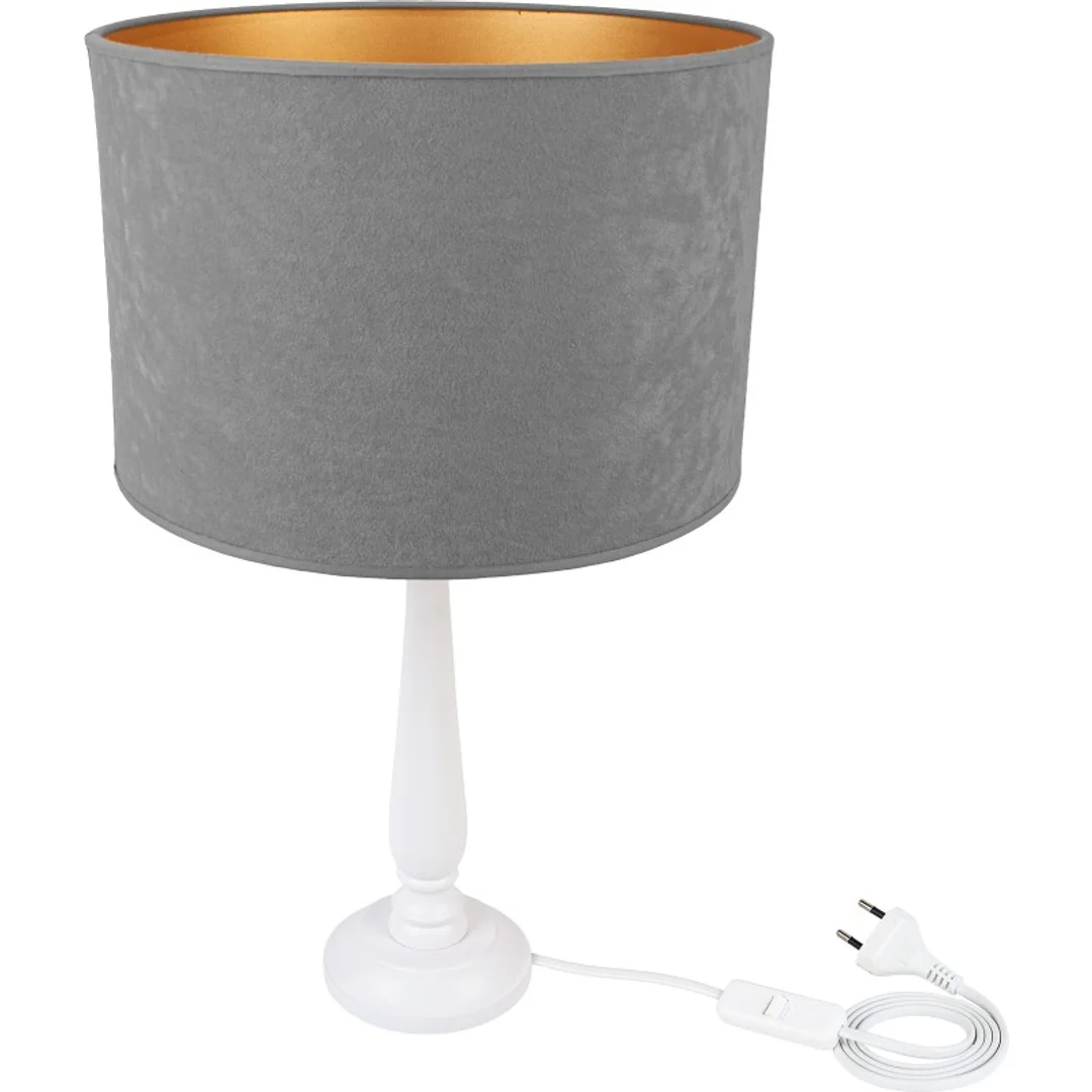 Lampa stołowa BERTA szara — zdjęcie 3