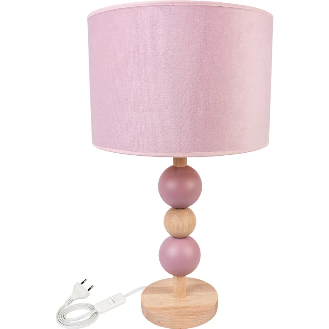 Lampa stołowa Bolla pudrowy róż — zdjęcie 2