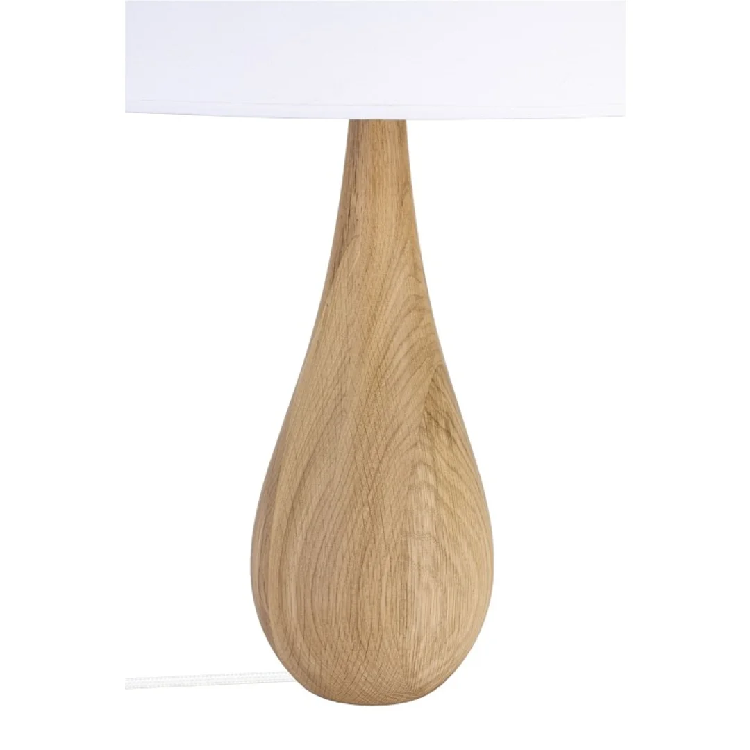 Lampa stołowa komodowa VASE - dąb — zdjęcie 2