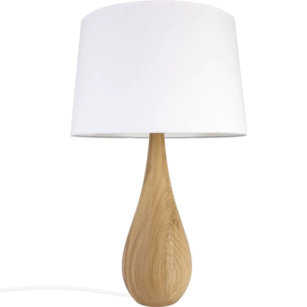 Lampa stołowa komodowa VASE - dąb — zdjęcie 3