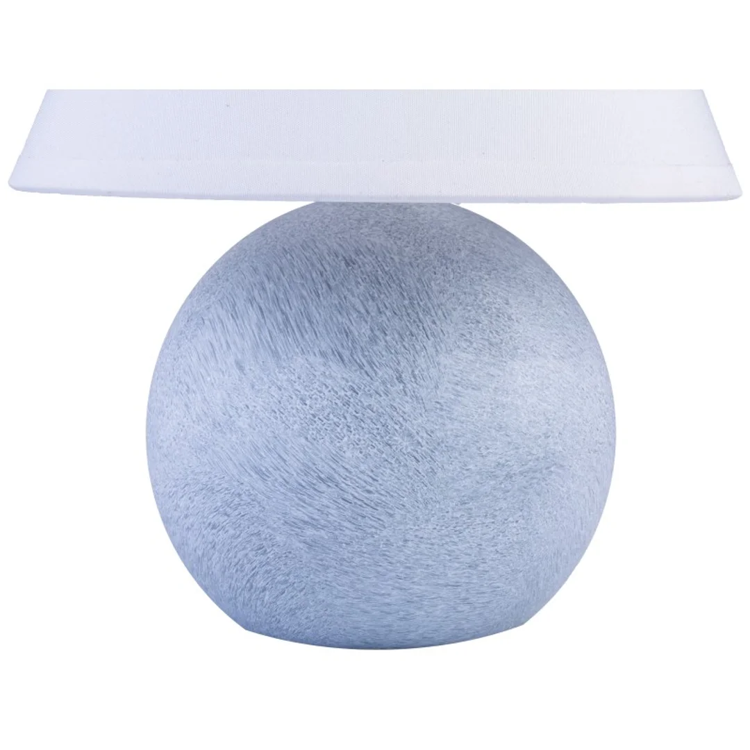 Lampa stołowa Kula szary marmur — zdjęcie 4